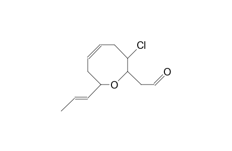 (2S,7S,8S)-7-Chloro-8-(2-oxo-ethyl)-3,6,7,8-tetrahydro-2-(1-propenyl)-2H-oxocin