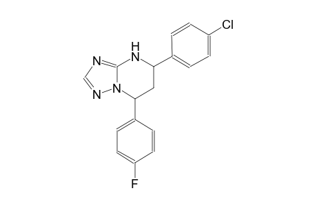 [1,2,4]triazolo[1,5-a]pyrimidine, 5-(4-chlorophenyl)-7-(4-fluorophenyl)-4,5,6,7-tetrahydro-