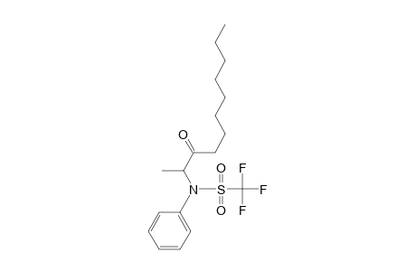 Methanesulfonamide, 1,1,1-trifluoro-N-(1-methyl-2-oxodecyl)-N-phenyl-