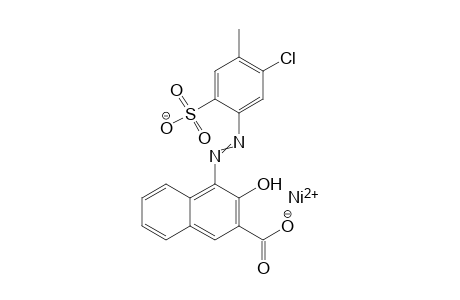 2-Naphthalenecarboxylic acid, 4-[(5-chloro-4-methyl-2-sulfophenyl)azo]-3-hydroxy-, nickel salt