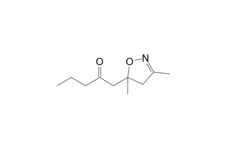 3,5-Dimethyl-5-(2-oxopentyl)-2-isoxazoline