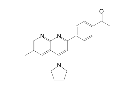 1-[4-(6-Methyl-4-pyridin-1-yl[1,8]naphthyridin-2-yl)phenyl]ethan-1-one