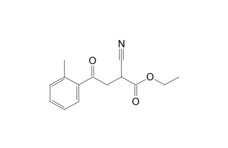 Ethyl 2-cyano-4-oxo-4-o-tolylbutanoate