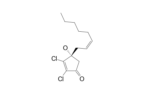 4-HYDROXY-4-[(Z)-OCT-2-ENYL]-2,3-DICHLOROCYCLOPENT-2-EN-1-ONE
