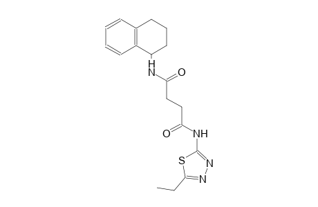 N~1~-(5-ethyl-1,3,4-thiadiazol-2-yl)-N~4~-(1,2,3,4-tetrahydro-1-naphthalenyl)succinamide