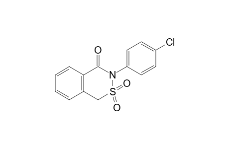 3-(p-chlorophenyl)-1H-2,3-benzothiazin-4(3H)-one, 2,2-dioxide