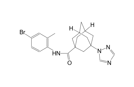 N-(4-bromo-2-methylphenyl)-3-(1H-1,2,4-triazol-1-yl)-1-adamantanecarboxamide