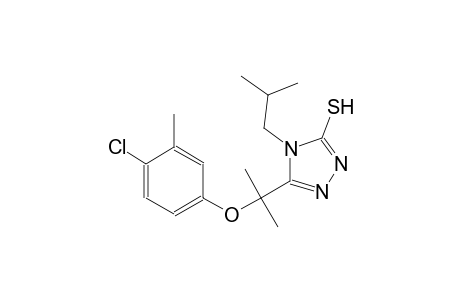 5-[1-(4-chloro-3-methylphenoxy)-1-methylethyl]-4-isobutyl-4H-1,2,4-triazole-3-thiol