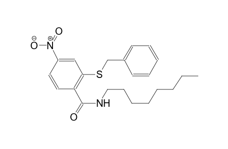 benzamide, 4-nitro-N-octyl-2-[(phenylmethyl)thio]-