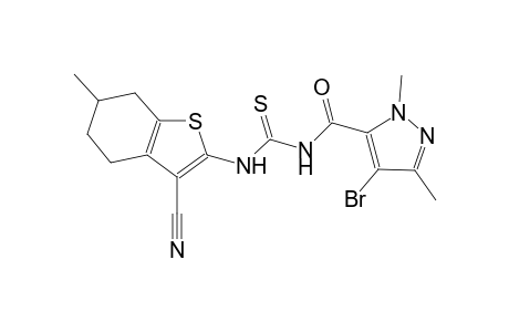 N-[(4-bromo-1,3-dimethyl-1H-pyrazol-5-yl)carbonyl]-N'-(3-cyano-6-methyl-4,5,6,7-tetrahydro-1-benzothien-2-yl)thiourea