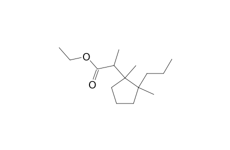 ethyl 2-(1,2-dimethyl-2-propylcyclopentyl)propanoate