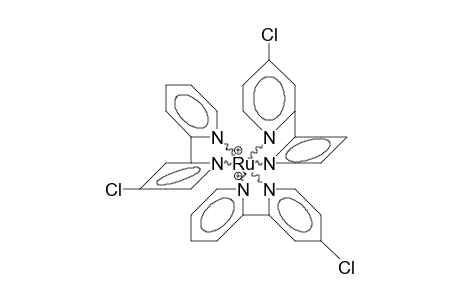 Tris(4-chloro-2,2'-bipyridyl)-ruthenium(ii) dication