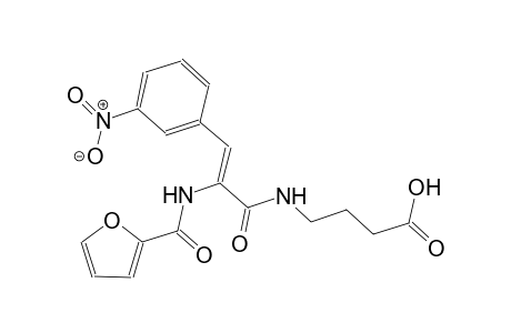 4-{[(2Z)-2-(2-furoylamino)-3-(3-nitrophenyl)-2-propenoyl]amino}butanoic acid