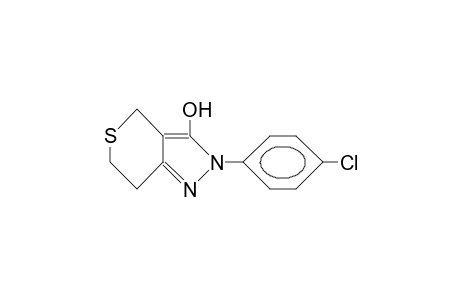 2-(4-Chloro-phenyl)-5-thia-tetrahydro-3(2H)-indazolol