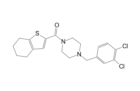 1-(3,4-dichlorobenzyl)-4-(4,5,6,7-tetrahydro-1-benzothien-2-ylcarbonyl)piperazine