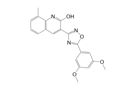 3-[5-(3,5-dimethoxyphenyl)-1,2,4-oxadiazol-3-yl]-8-methyl-2-quinolinol