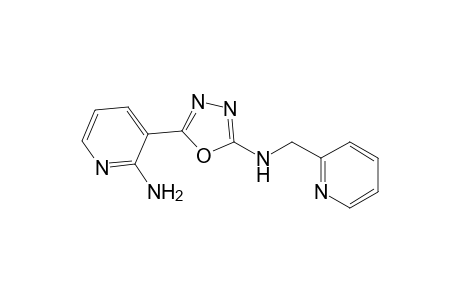 5-(2-amino-3-pyridinyl)-N-(2-pyridinylmethyl)-1,3,4-oxadiazol-2-amine