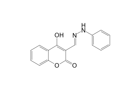 4-Hydroxy-3-[(phenylhydrazinylidene)methyl]-2''-chromen-2-one
