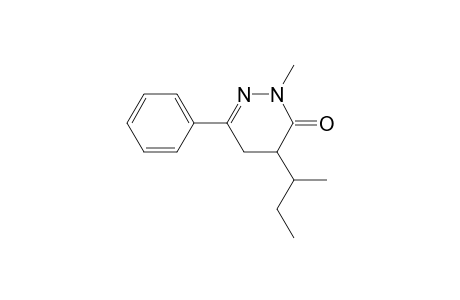 2-Methyl-3-oxo-4-(sec-butyl)-6-phenyl-4,5-dihydro-1,2-pyridazine
