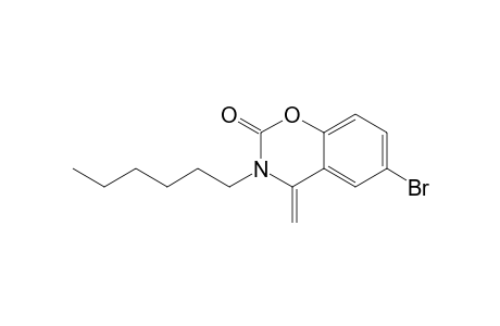 6-Bromo-4-methylene-3-hexyl-3,4-dihydro-2H-1,3-benzoxazin-2-one