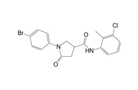 3-pyrrolidinecarboxamide, 1-(4-bromophenyl)-N-(3-chloro-2-methylphenyl)-5-oxo-