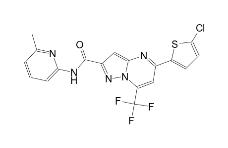 5-(5-chloro-2-thienyl)-N-(6-methyl-2-pyridinyl)-7-(trifluoromethyl)pyrazolo[1,5-a]pyrimidine-2-carboxamide