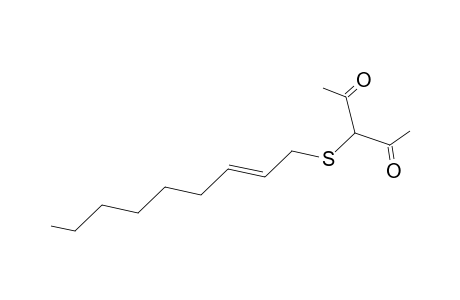 3-(Non-2'-enylthio)pentane-2,4-dione