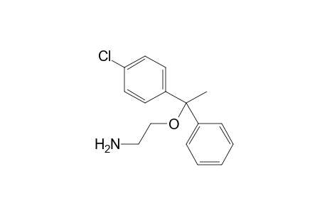 1-Phenyl-1-(4-chlorophenyl)-1-(2-aminoethoxy)ethana