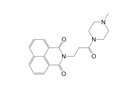 2-[3-(4-methyl-1-piperazinyl)-3-oxopropyl]-1H-benzo[de]isoquinoline-1,3(2H)-dione