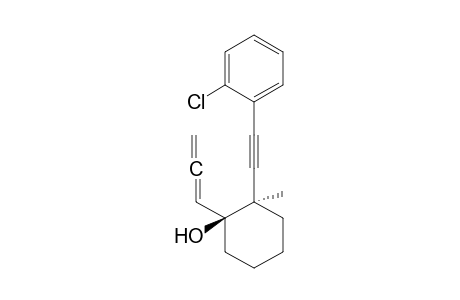 trans-2-(2-Chlorophenylethynyl)-2-methyl-1-(propa-1,2-dien-1-yl)cyclohexanol