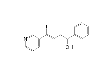 1-Phenyl-4-iodo-4-(pyridin-3'-yl)but-3-en-1-ol