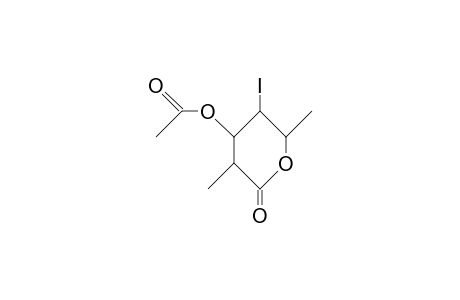 cis, cis,trans-2-Methyl-3-acetoxy-4-iodo-5-methyl-5-valerolactone