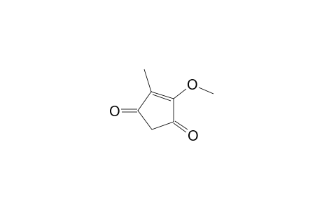 4-Cyclopentene-1,3-dione, 4-methoxy-5-methyl-