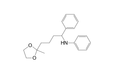 2-[4-Phenyl-4-(phenylamino)butyl]-2-methyl-1,3-dioxolane