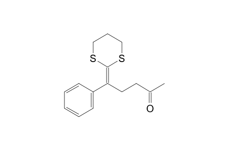 5-(1,3-Dithian-2-ylidene)-5-phenylpentan-2-one