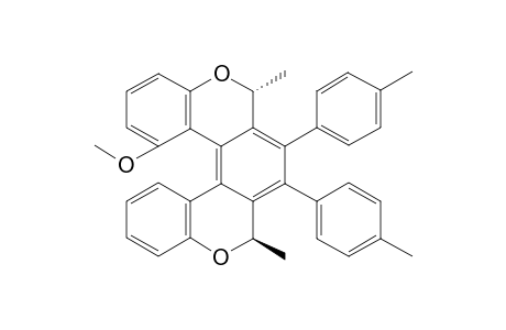 (-)-(M,2R,5R)-10-Methoxy-2,5-dimethyl-3,4-bis(4-methylphenyl)-2,5-dihydrobenzo[1,2-c:4,3-c']dichromene