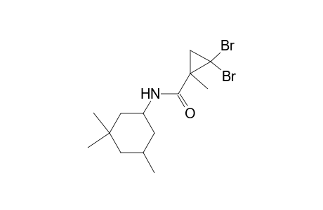 2,2-dibromo-1-methyl-N-(3,3,5-trimethylcyclohexyl)cyclopropanecarboxamide