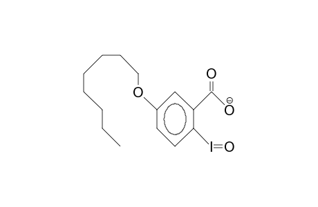 2-Iodoso-5-octyloxy-benzoic acid, anion