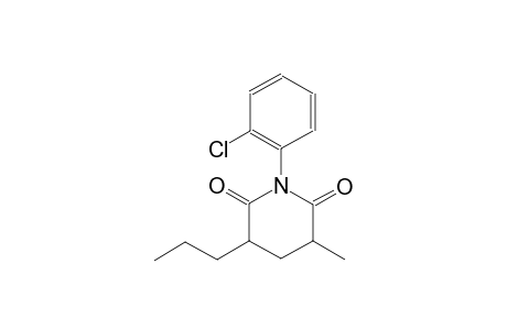 1-(2-chlorophenyl)-3-methyl-5-propyl-2,6-piperidinedione