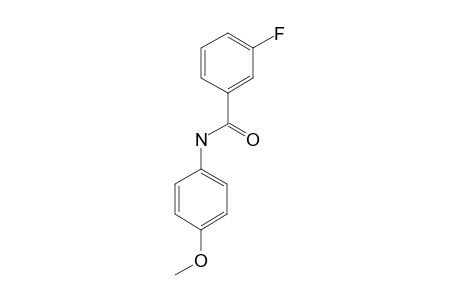 3-fluoro-N-(4-methoxyphenyl)benzamide