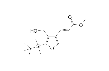 (E)-3-[5-[tert-butyl(dimethyl)silyl]-4-(hydroxymethyl)-3-furanyl]-2-propenoic acid methyl ester