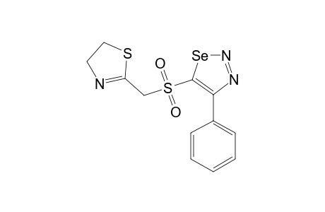 5-(4',5'-DIHYDROTHIAZOL-2'-YL-METHYLSULFONYL)-4-PHENYL-1,2,3-SELENADIAZOLE