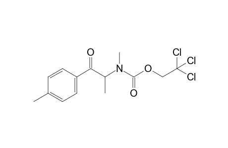 2,2,2-trichloroethyl methyl(1-oxo-1-p-tolylpropan-2-yl)carbamate