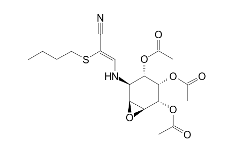(1S,2R,3S,4S,5R,6S)-2,3,4-Triacetoxy-5-(Z-2'-cyano-2'-tert-butylmercaptoethenyl)amino)-7-oxabicyclo[4.1.0]heptane