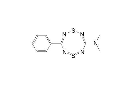 4.lambda.4,8.lambda.4-[1,2,3,5]Dithiadiazolo[1,2-a][1,2,3,5]dithiadiazol-2-amine, N,N-dimethyl-6-phenyl-