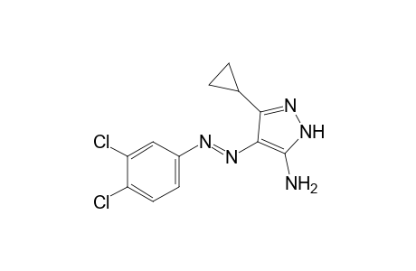 5-amino-3-cyclopropyl-4-[(3,4-dichlorophenyl)azo]pyrazole