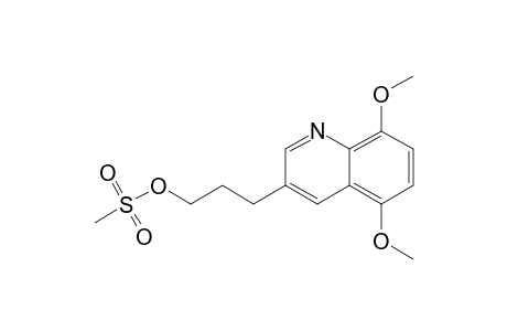3-(3-methanesulfonyloxypropyl)-5,8-dimethoxyquinoline