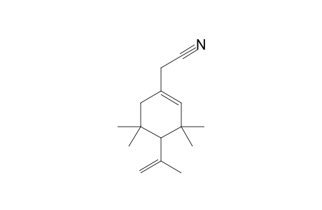 3,3,5,5-tetramethyl-4-(1-methylethenyl)-1-cyclohexenyl]acetonitrile