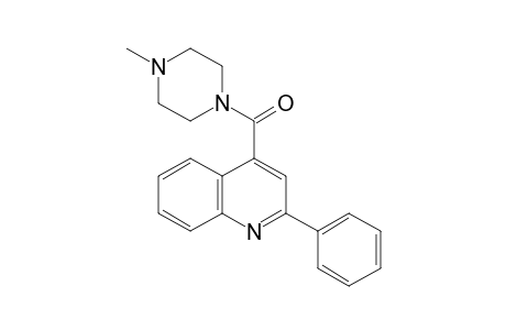 4-[(4-Methyl-1-piperazinyl)carbonyl]-2-phenylquinoline