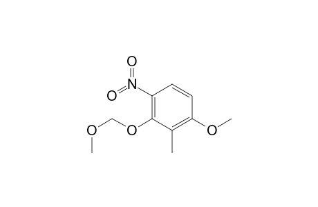 Benzene, 1-methoxy-3-(methoxymethoxy)-2-methyl-4-nitro-